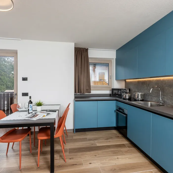 Deluxe two-room apartment, first floor